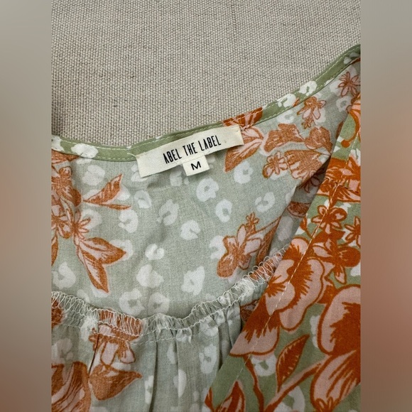 Abel The Label floral maxi dress size M - Picture 6 of 8